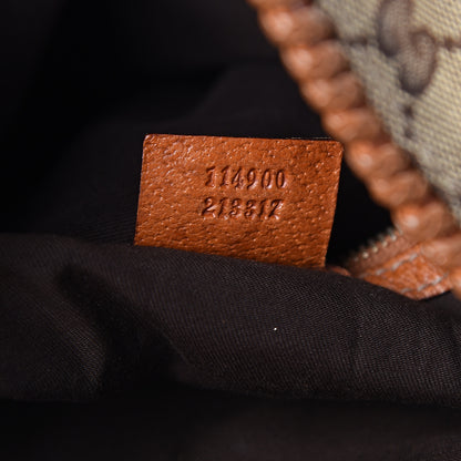Gucci Monogram Large Horsebit Chain Hobo Brown 6 of 12