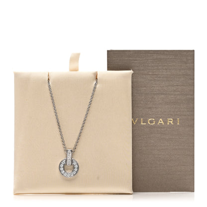 Bulgari 18K White Gold Diamond BVLGARI BVLGARI Pendant Necklace 5 of 5