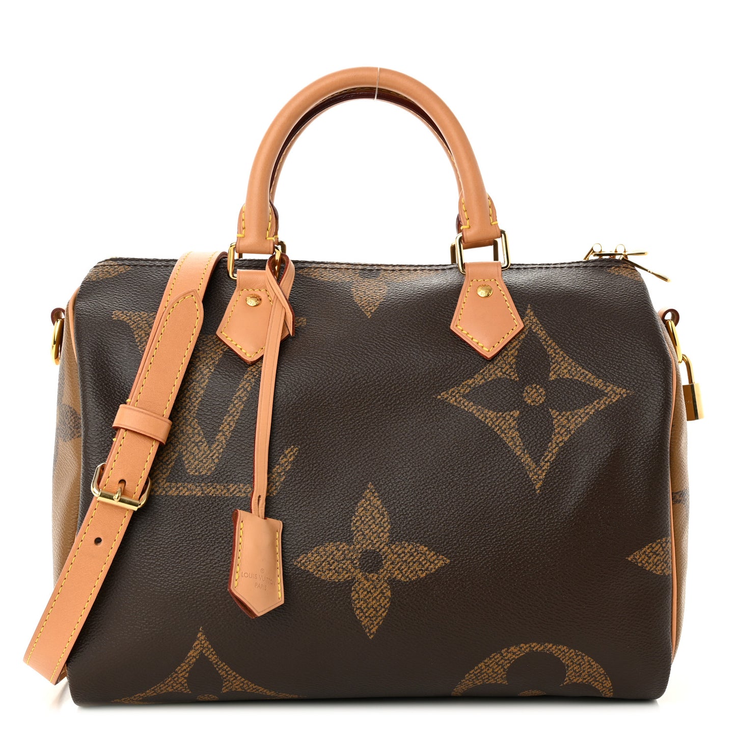 Reverse Monogram Giant Speedy Bandouliere 30