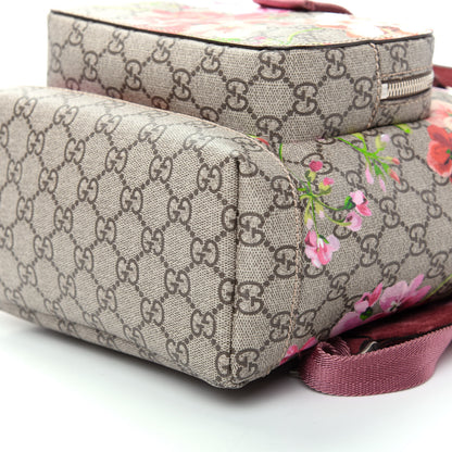 Gucci GG Supreme Monogram Blooms Small Single Buckle Backpack Beige Multicolor Dry Rose 6 of 8