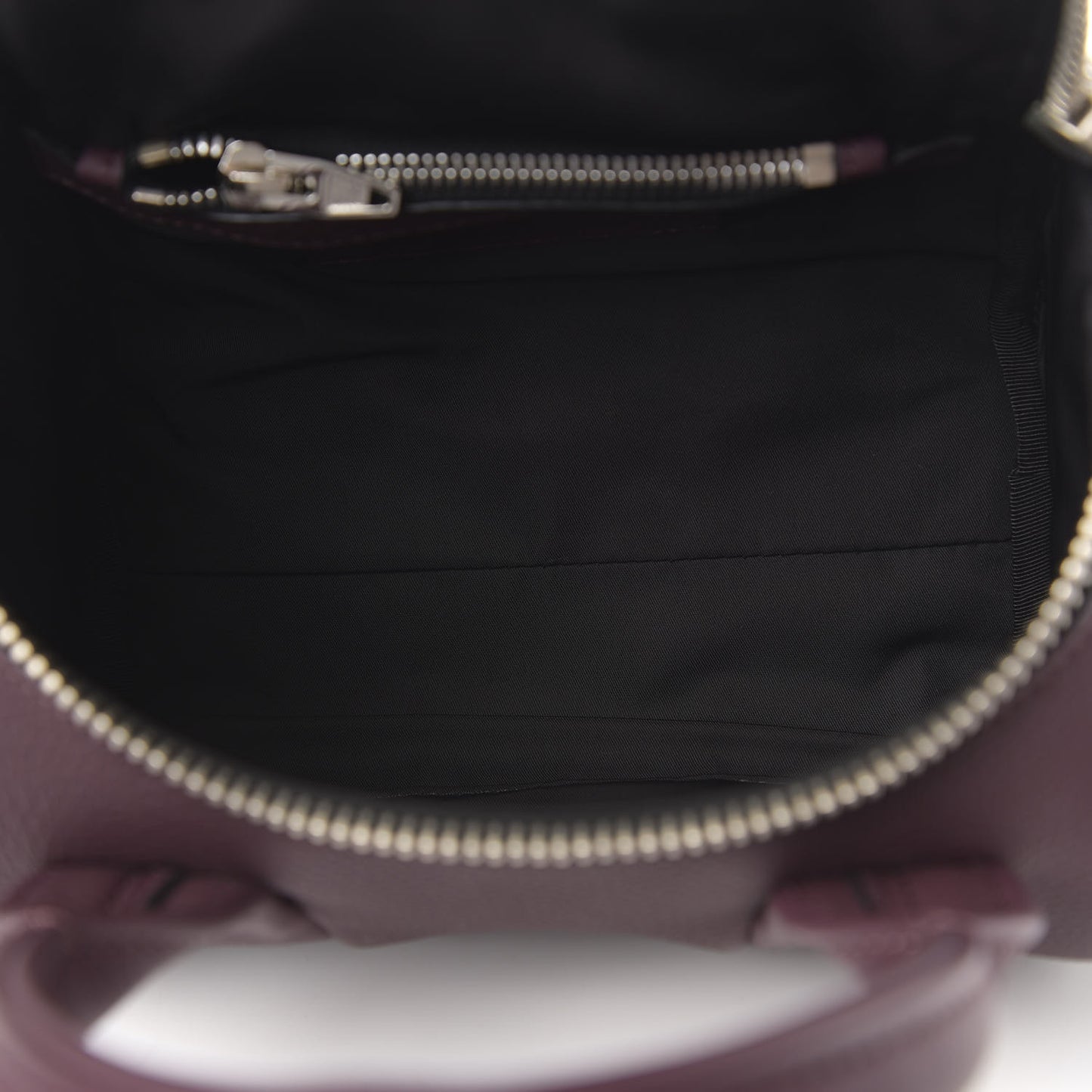 Pebbled Calfskin Mini Rockie Matte Oxblood