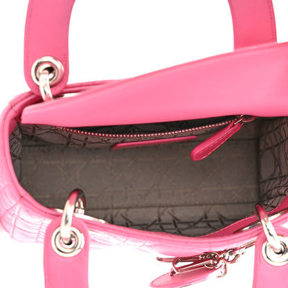 Christian Dior Lambskin Cannage Mini Lady Dior Sorbet 5 of 10
