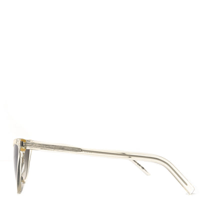 Saint Laurent Acetate SL 550 Slim Cat Eye Sunglasses Yellow Brown 3 of 7