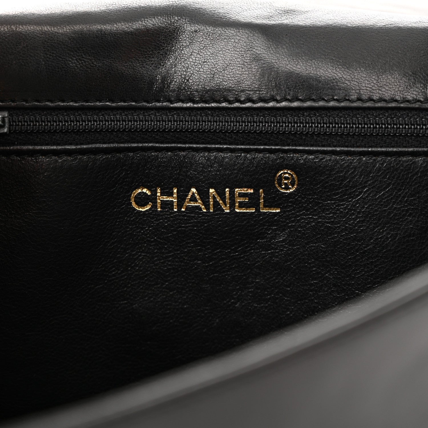Chanel Lambskin Quilted CC Small Single Flap Black 7 of 19