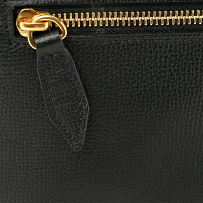 Burberry Derby Calfskin House Check Small Macken Crossbody Bag Black 12 of 13