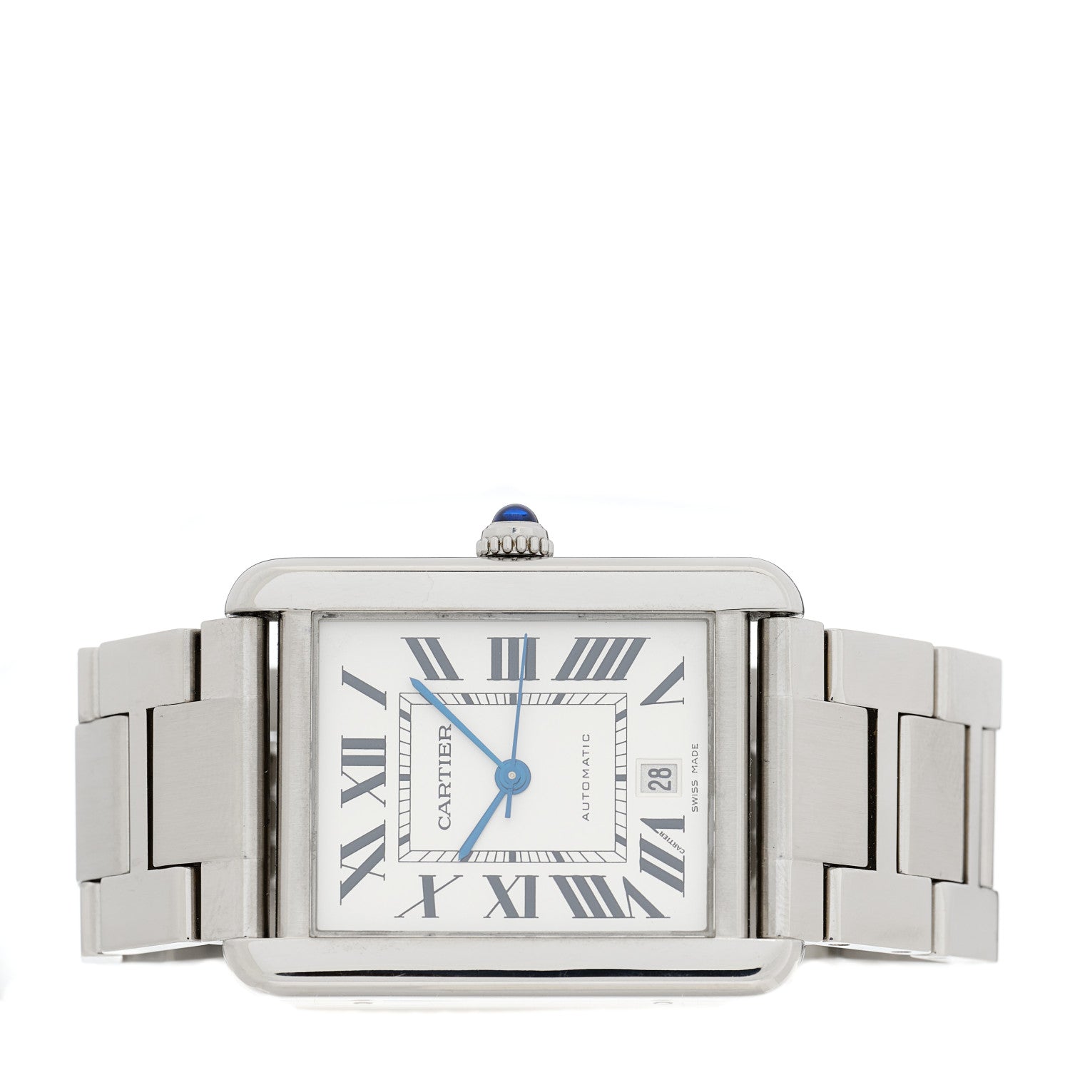 Cartier Stainless Steel 31mm Tank Solo Automatic Watch 2 of 4