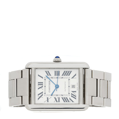 Cartier Stainless Steel 31mm Tank Solo Automatic Watch 2 of 4