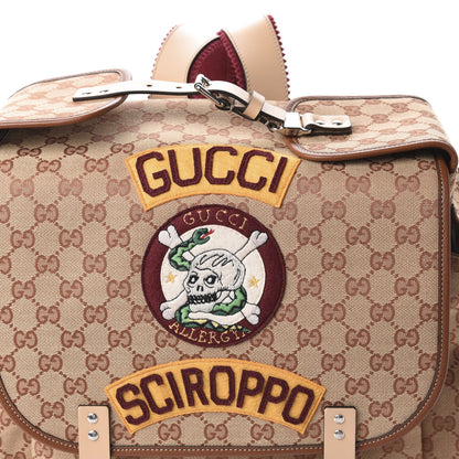 Gucci Monogram Childrens Sciroppo Patch Backpack Beige 9 of 9