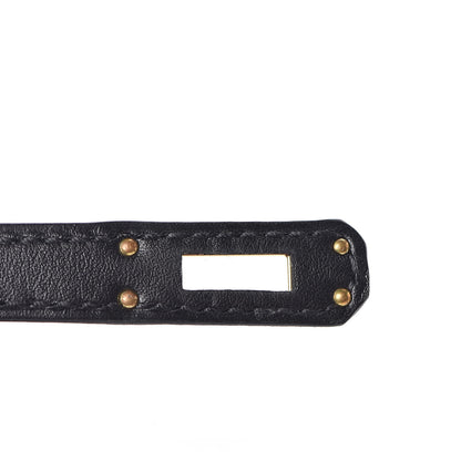 Hermes Swift Kelly Pochette Clutch Black 18 of 31