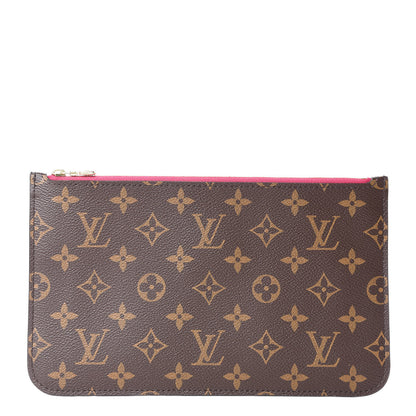 Louis Vuitton Monogram Neverfull MM GM Pochette Pivoine 1 of 10