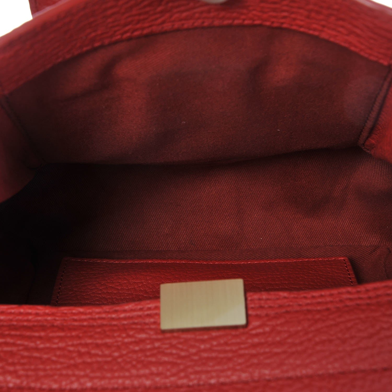 3.1 Phillip Lim 3.1 Textured Calfskin Mini Pashli Satchel Red 5 of 13