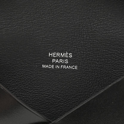 Hermes Box Calvi Card Case Black 6 of 7
