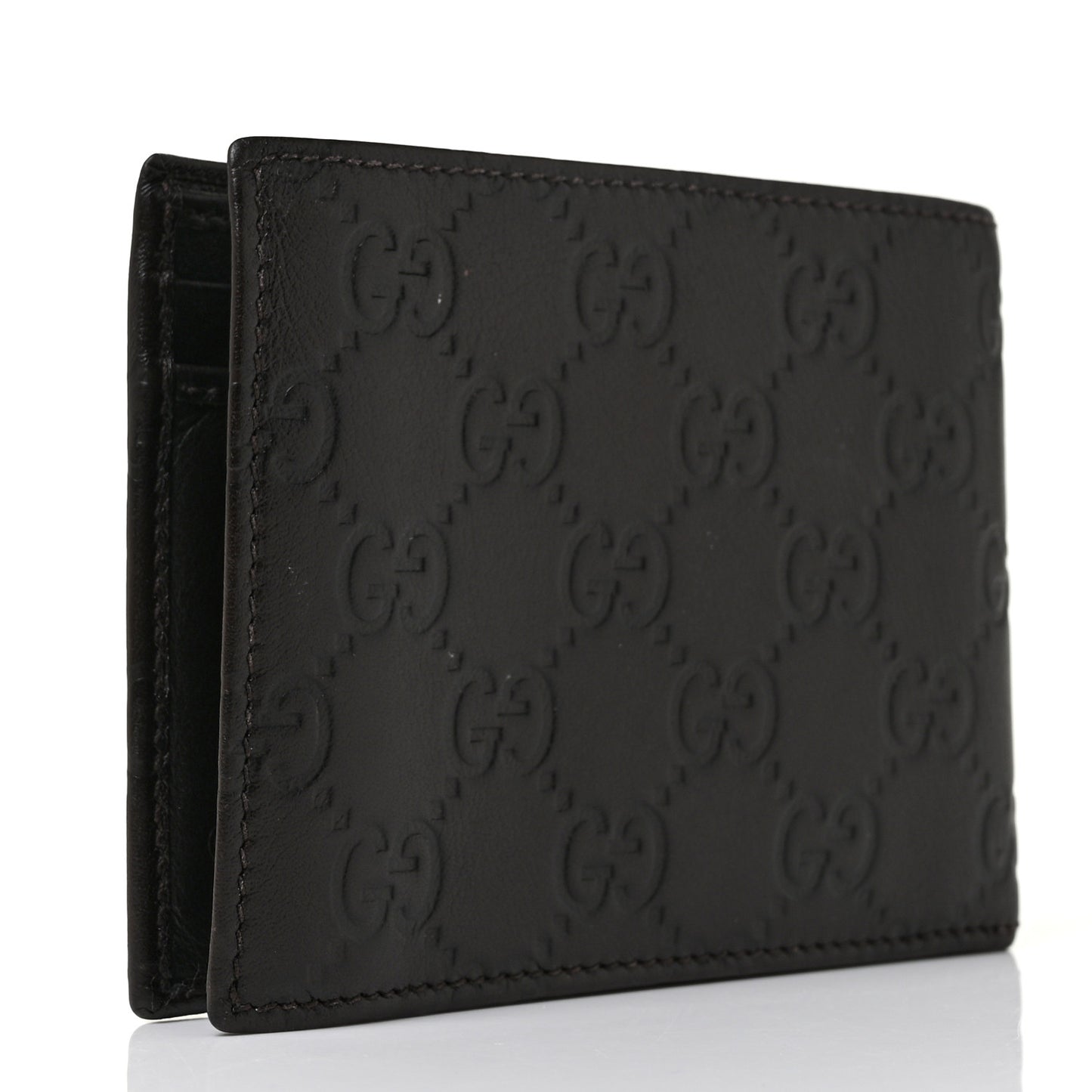 Guccissima Bi-Fold ID Wallet Black