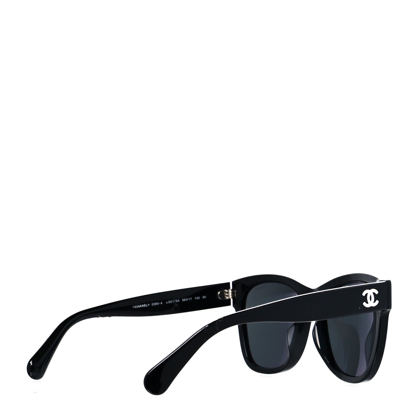 Acetate Polarized Square CC Sunglasses 5380 Black