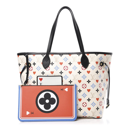 Louis Vuitton Game On Neverfull MM White 1 of 12