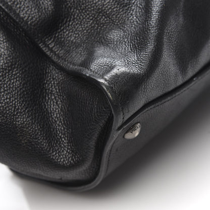 Prada Glace Calf Twin Pocket Tote Black 7 of 14