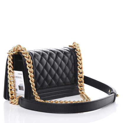 Chanel Caviar Quilted Small Boy Flap Black 4 of 10