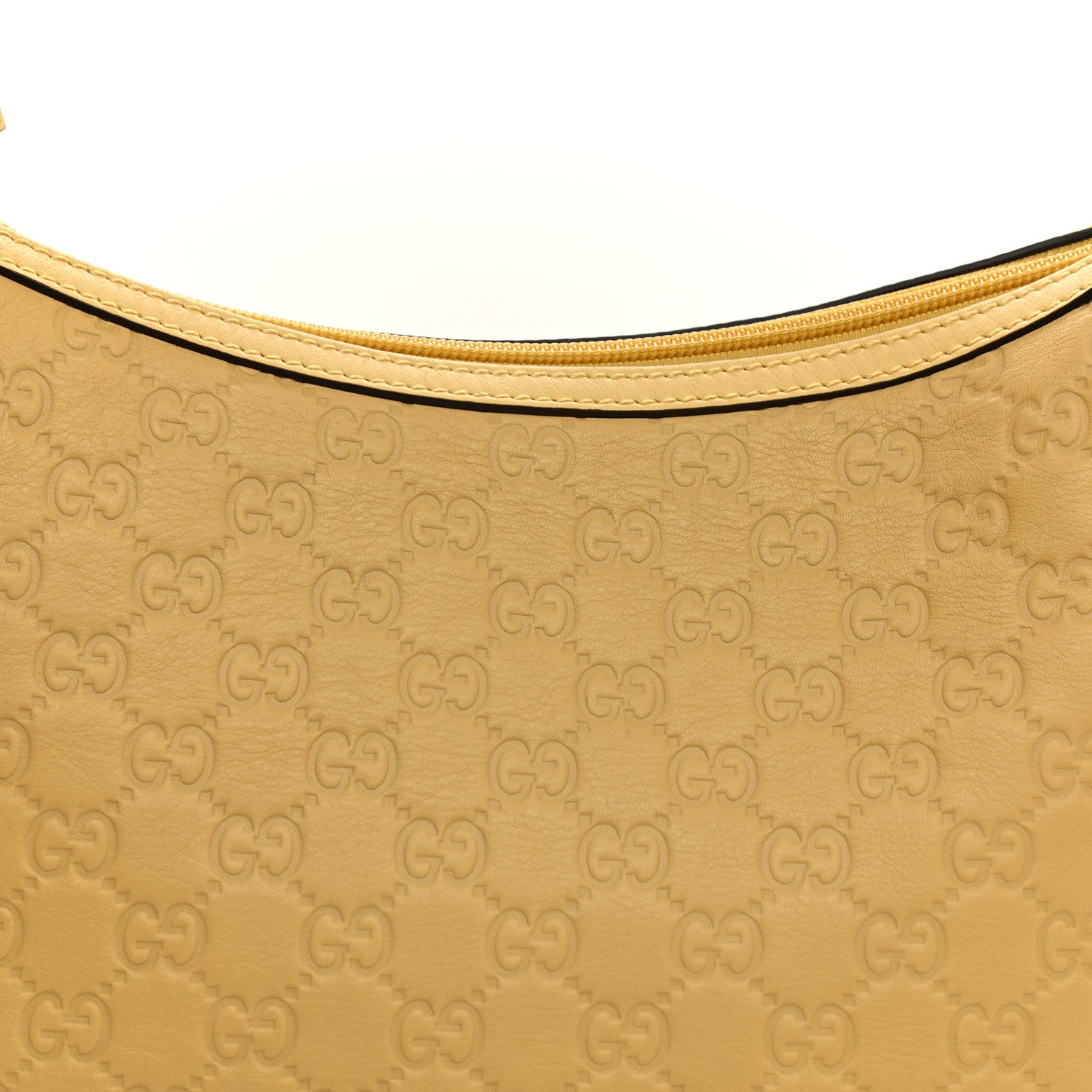 Gucci Guccissima Shoulder Bag Yellow 8 of 10