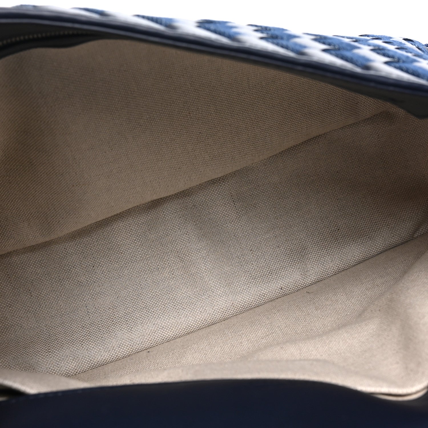 Bottega Veneta Denim Nappa Intrecciato Padded Messenger Abyss Indigo 5 of 9
