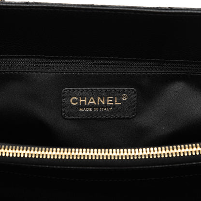 Chanel Caviar Quilted Grand Shopping Tote GST Black 6 of 7