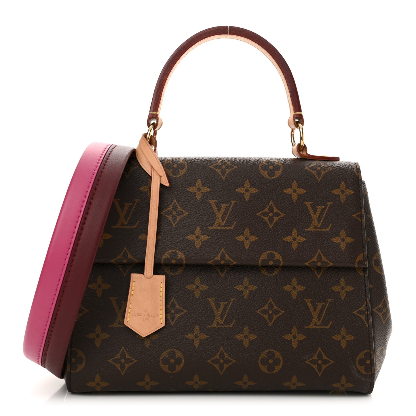 Monogram Cluny BB Bordeaux Fuchsia