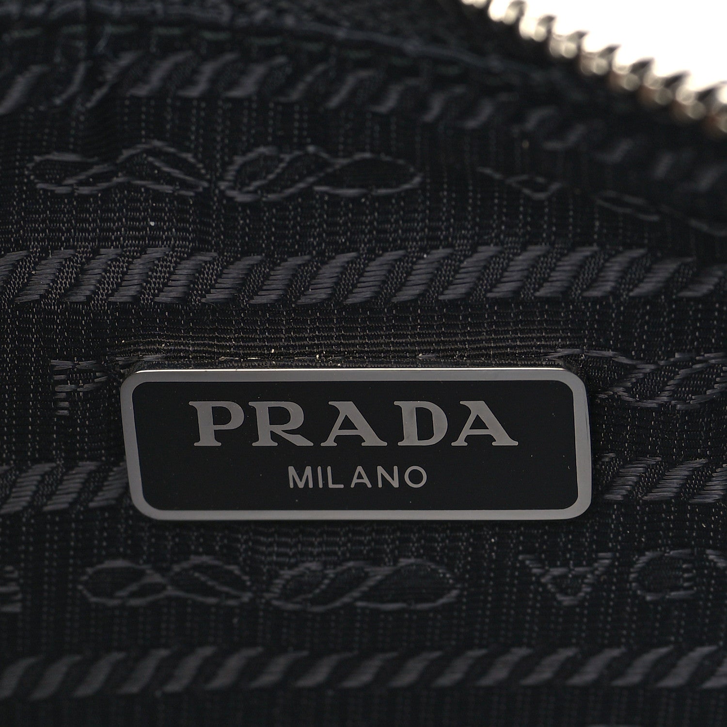 Prada Tessuto Nylon Saffiano Mini Re-Edition 2005 Bag Black 6 of 6