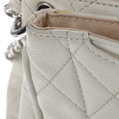Chanel Caviar Quilted Timeless Accordion Flap White 11 of 17