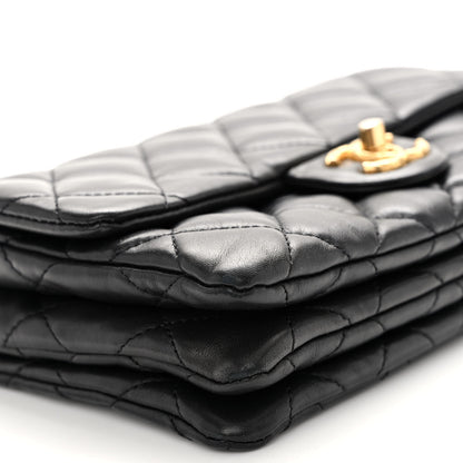 Chanel Lambskin Quilted Small Pillow Crush Flap Black 8 of 10