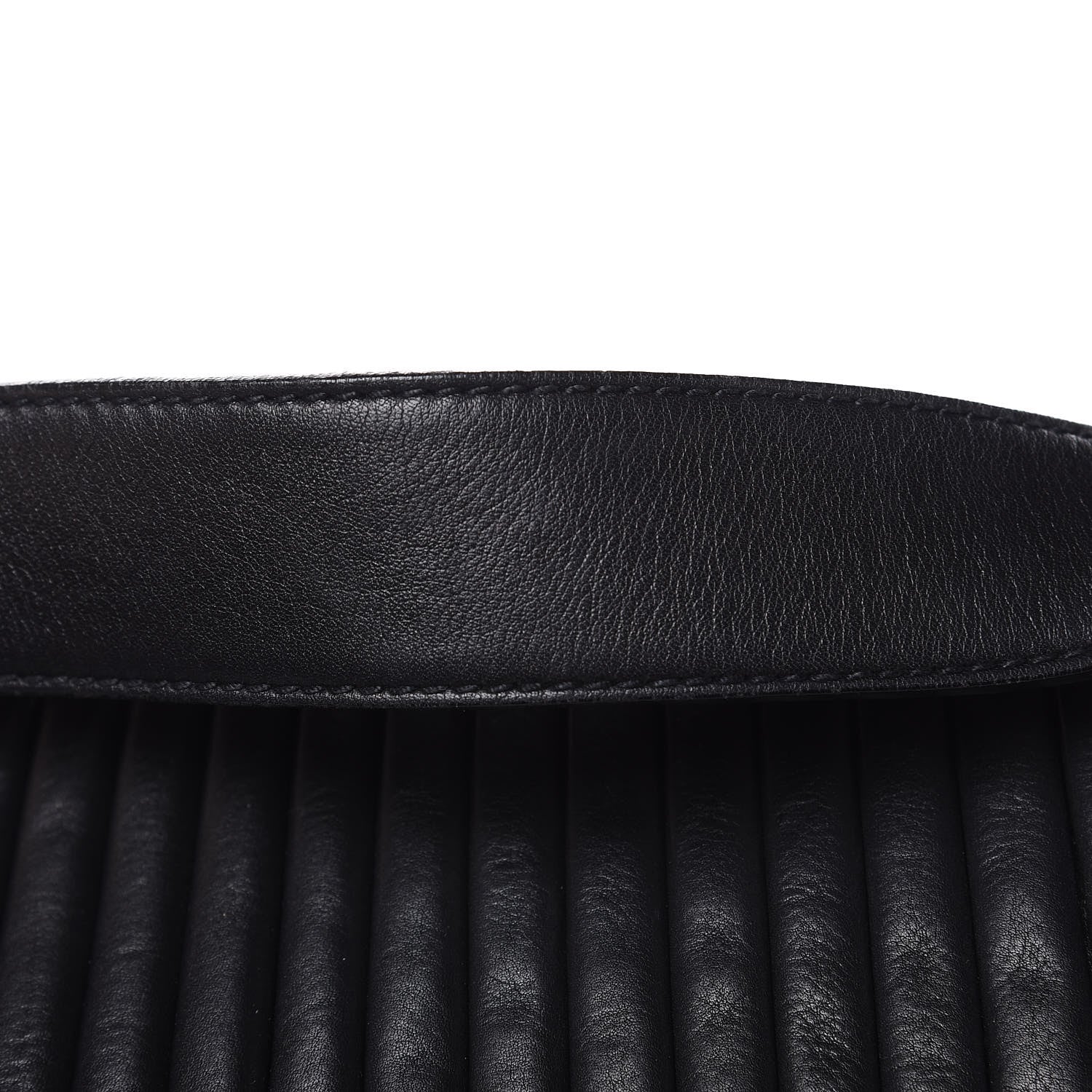 Miu Miu Lambskin Plisse Hobo Black 12 of 13