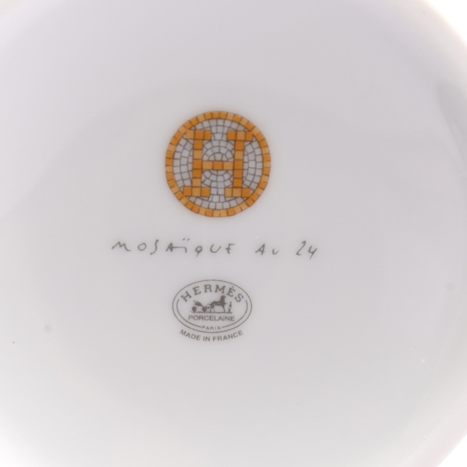 Hermes Porcelain Mosaique au 24 Mug Gold 5 of 7