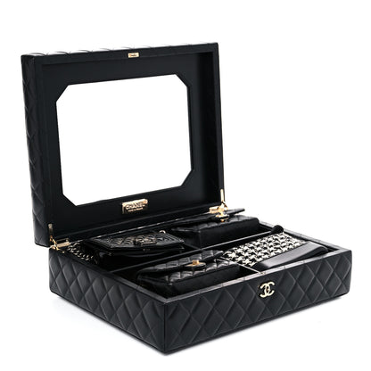 Chanel Lambskin Calfskin Tweed Success Story Set of 4 Minis Bags Black 5 of 47