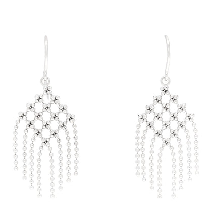 Tiffany 18K White Gold Fringe Earrings 1 of 4