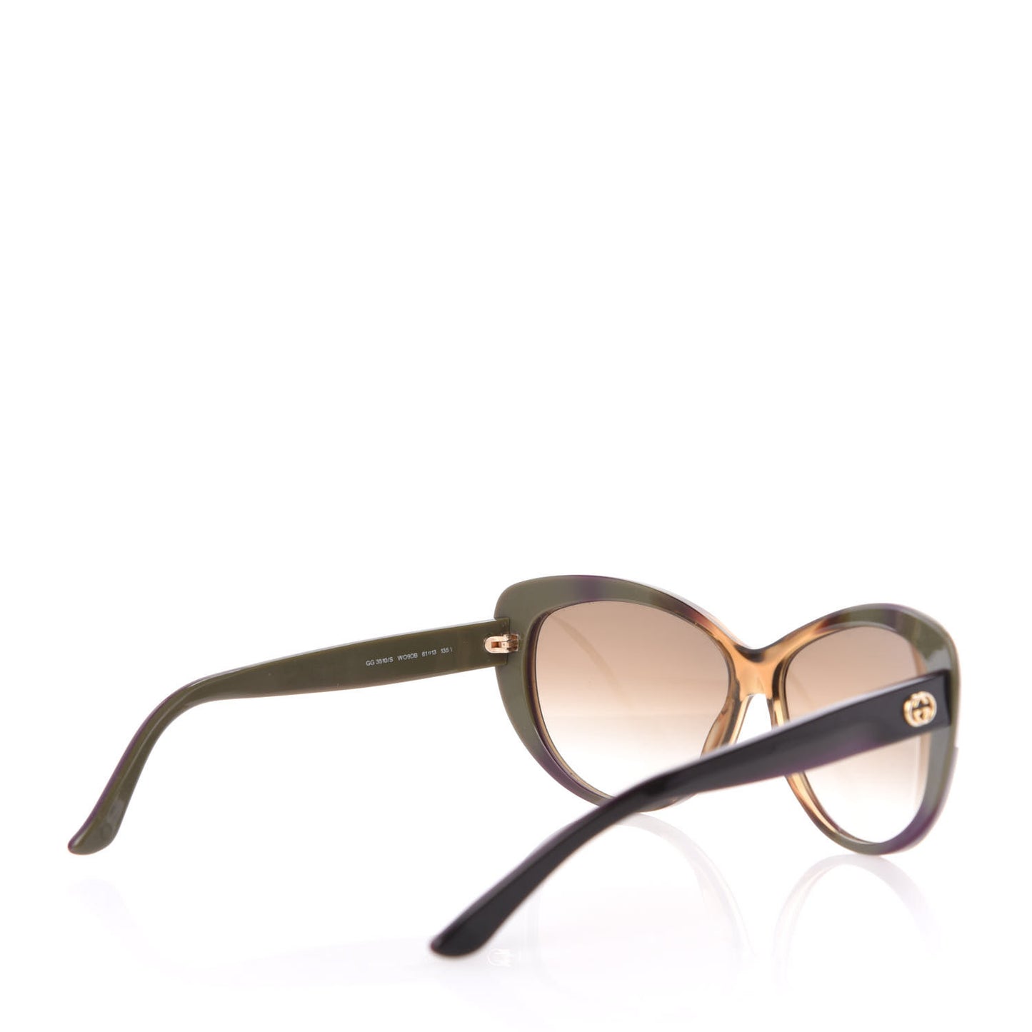 Acetate GG Cat Eye Sunglasses GG3510S Purple