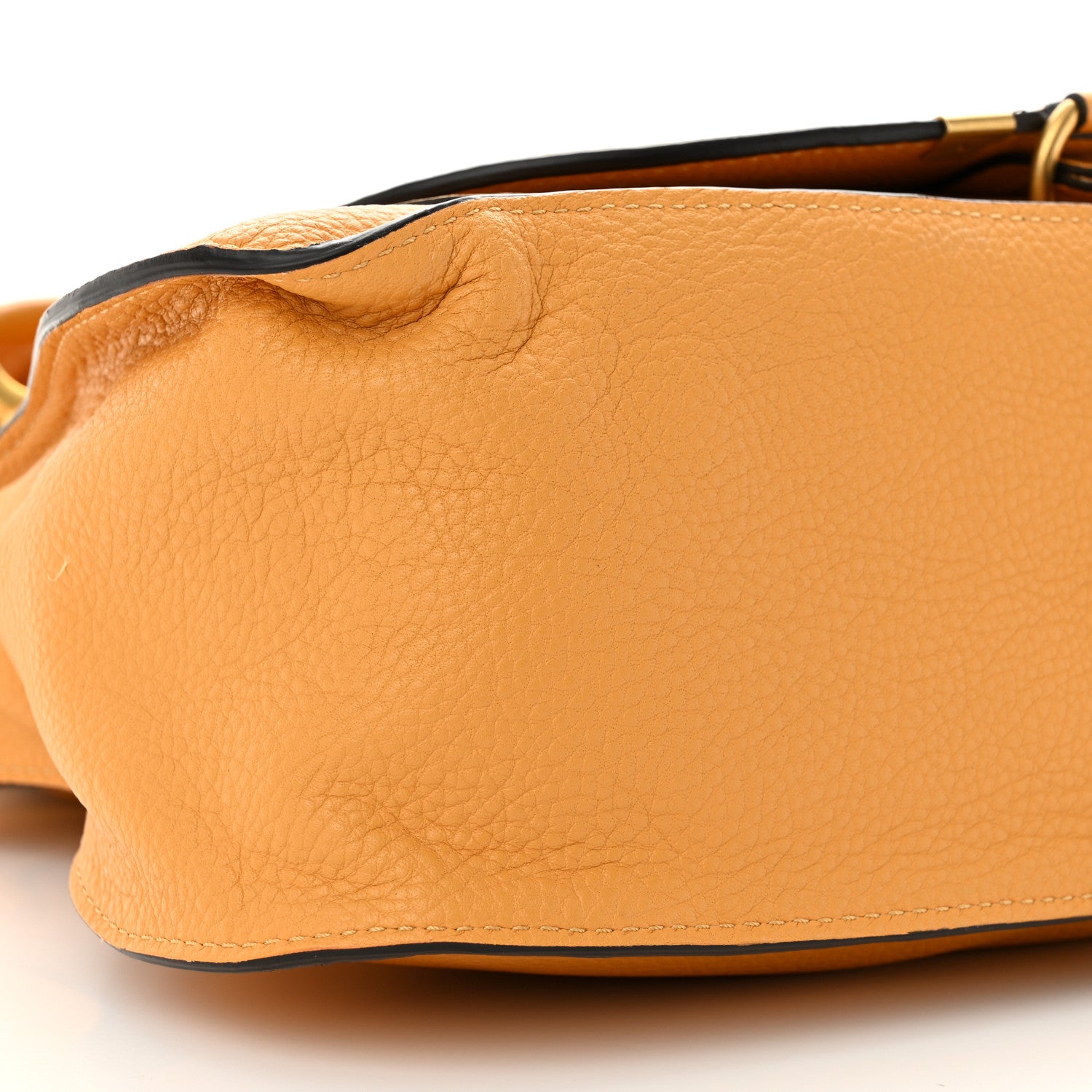 Chloe Calfskin Medium Marcie Satchel Burning Camel 8 of 9