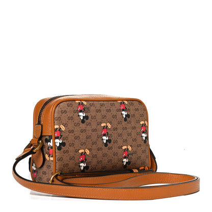 Gucci X DISNEY Mini Vintage GG Supreme Monogram Mickey Mouse Shoulder Bag Beige Vintage Sun Oil 3 of 11