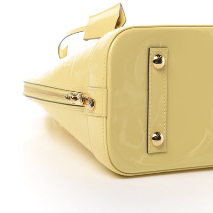 Louis Vuitton Vernis Alma PM Citrine 9 of 14