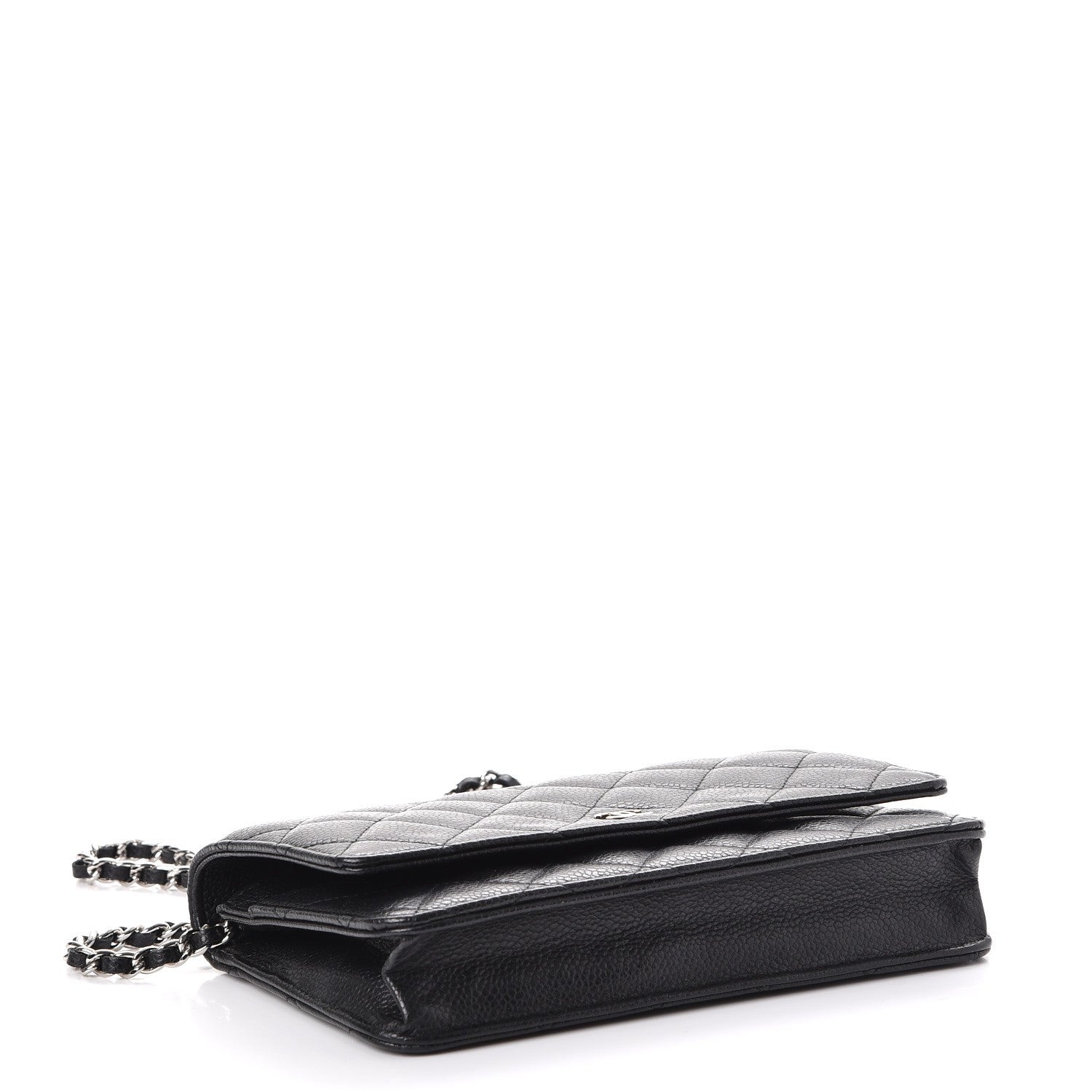 Chanel Caviar Quilted Wallet On Chain WOC Black 4 of 9