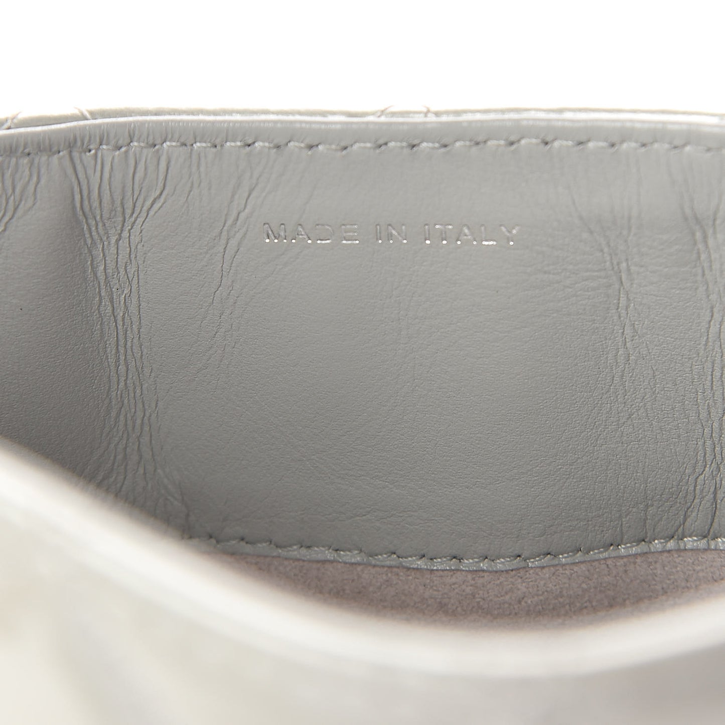 Patent Quilted Brilliant iPad Case Grey