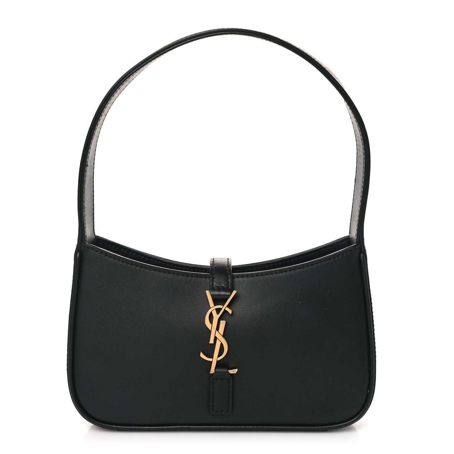 Saint Laurent Smooth Calfskin Le 5 A 7 Mini Hobo Black 1 of 10