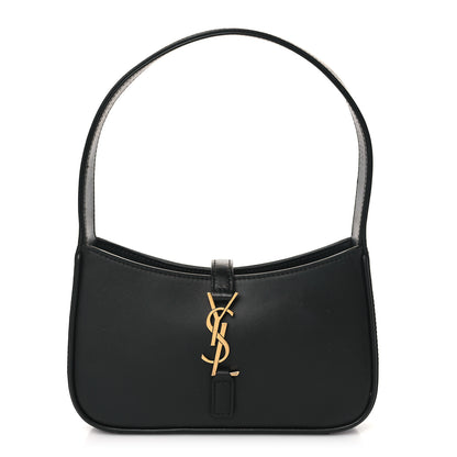 Saint Laurent Smooth Calfskin Le 5 A 7 Mini Hobo Black 1 of 10