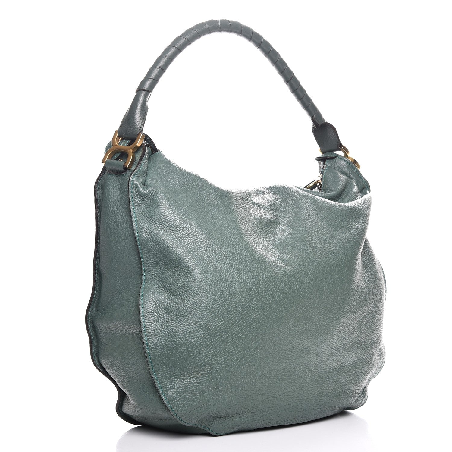 Chloe Calfskin Large Marcie Hobo Eucalyptus 3 of 9