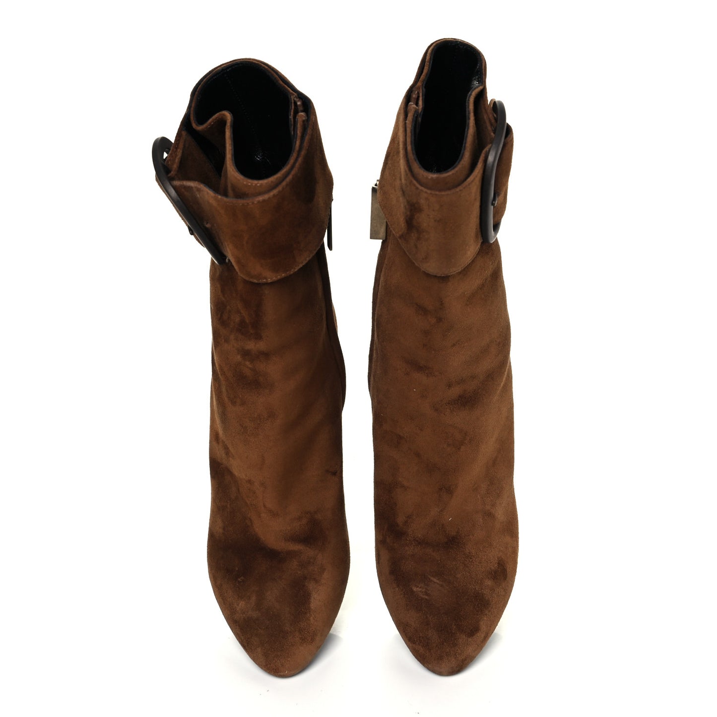 Suede Joplin Buckle Booties 36.5 Land