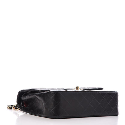 Chanel Lambskin Quilted Medium Double Flap Black 4 of 12