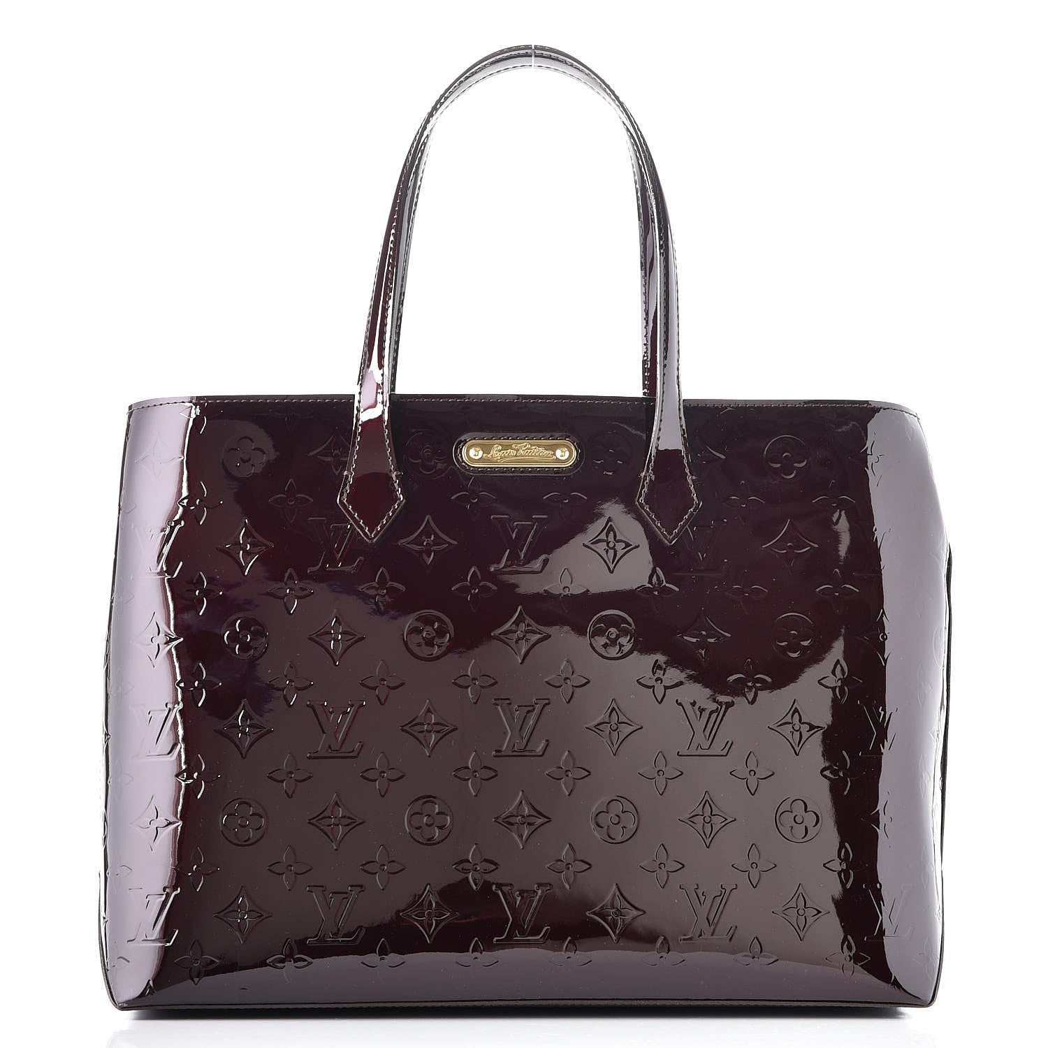 Louis Vuitton Vernis Wilshire MM Amarante 1 of 8