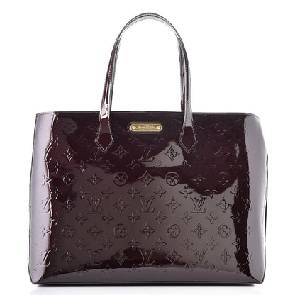 Louis Vuitton Vernis Wilshire MM Amarante 1 of 8