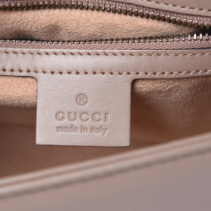 Gucci Calfskin Matelasse Small GG Marmont Shoulder Bag Porcelain Rose 6 of 10