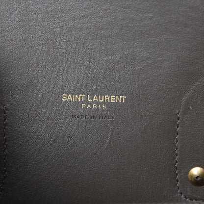 Saint Laurent Grained Calfskin Small Sac De Jour Earth 8 of 10