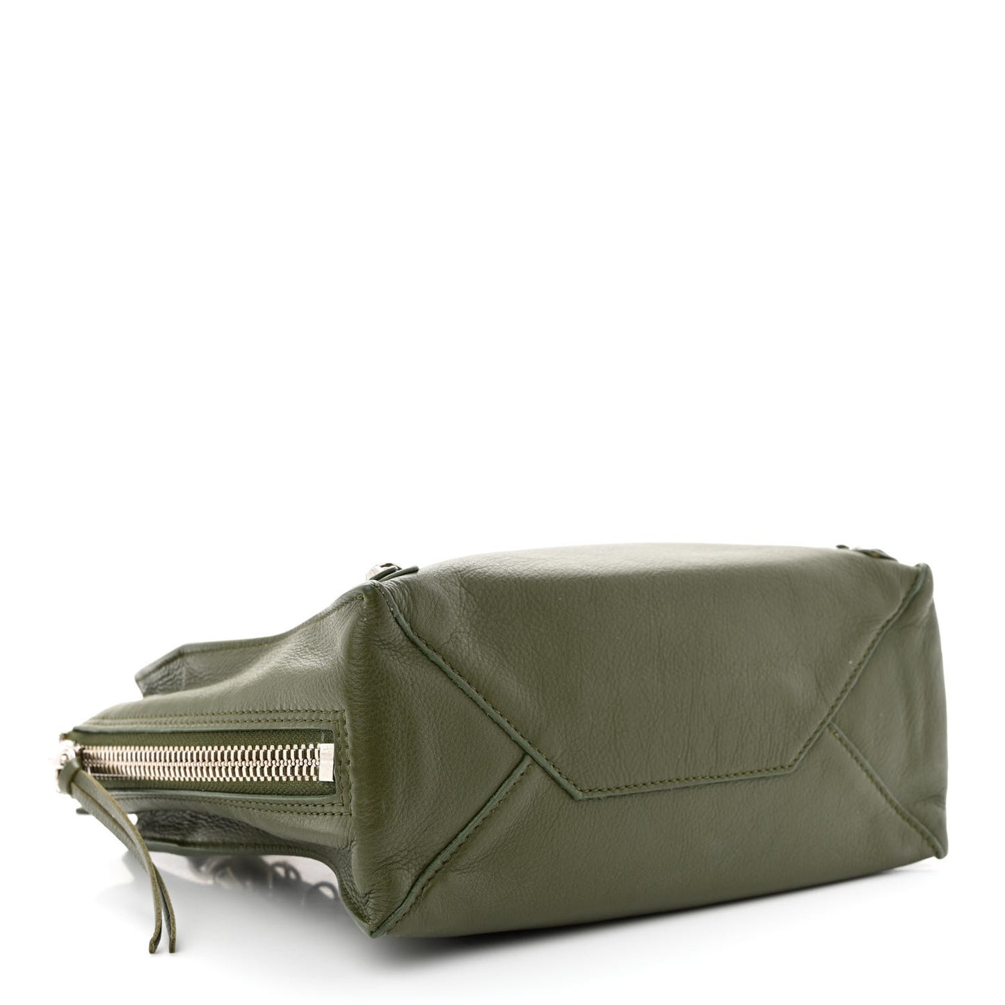 Calfskin Papier Mini A4 Tote Green