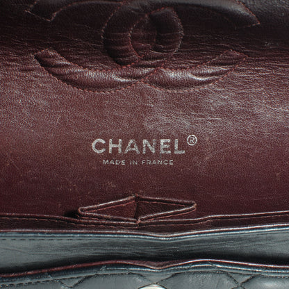 Chanel Lambskin Quilted Medium Double Flap Bag Black 6 of 7
