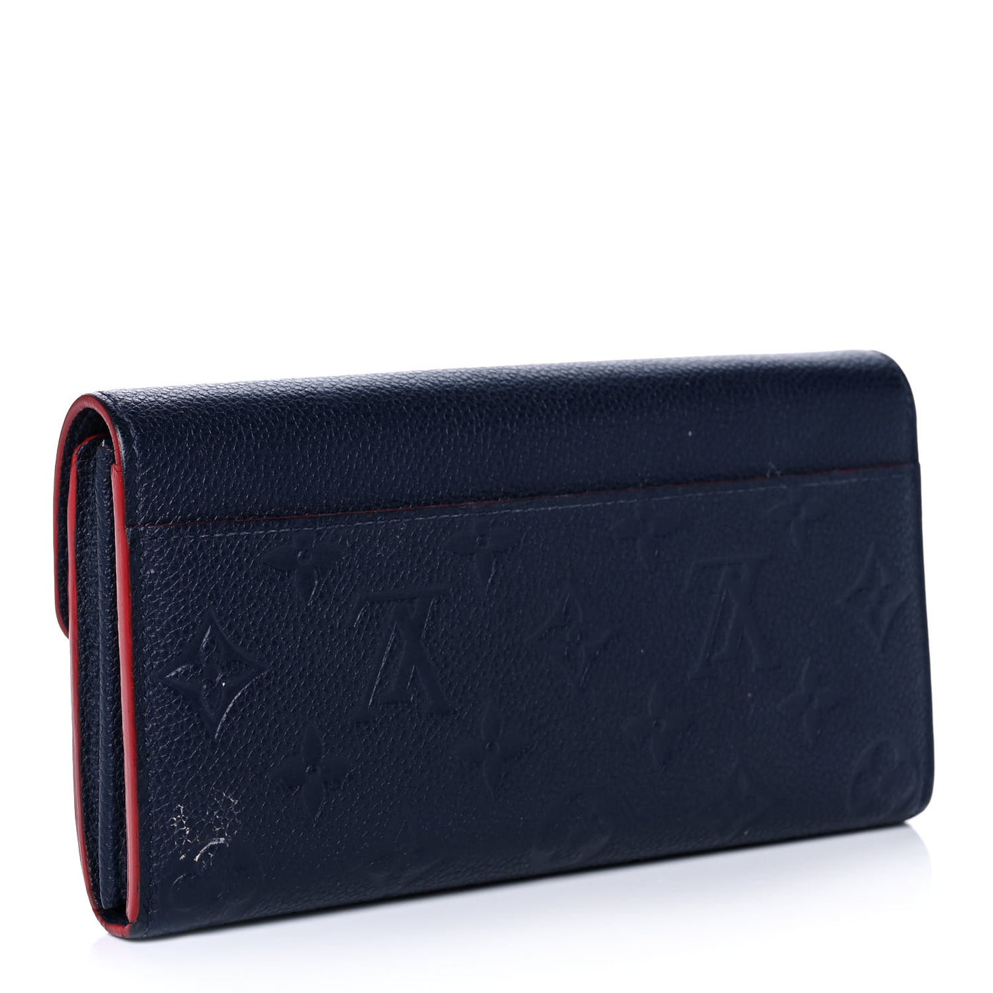 Empreinte Sarah Wallet NM Marine Rouge